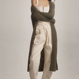 Pilcro green long cardigan for Women